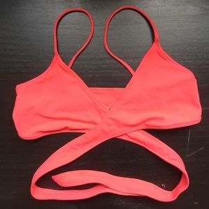 L*Space Chloe Wrap Top reversible Small